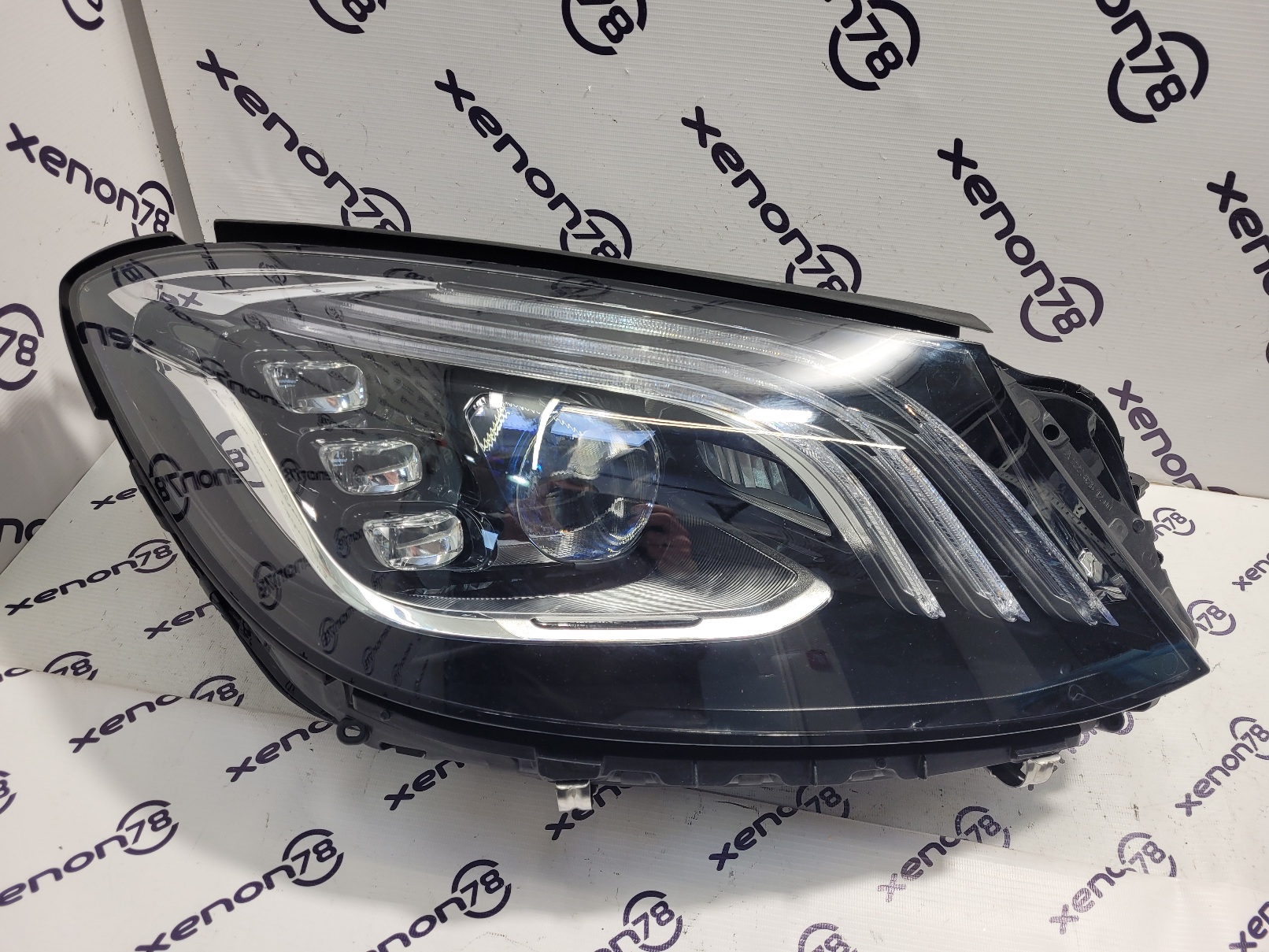 Фара Mercedes-Benz S-class(W222рест.) правая A2229068805 MULTIBEAM LED бу 19г. Новое стекло.Л0