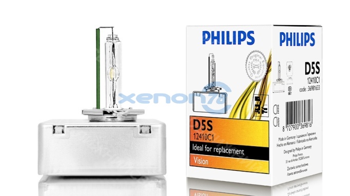 Лампа D5S PHILIPS 12V-25W-4400К(PK32d-2)12410C1 БУ