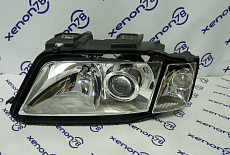 Замена штатных галогеновых линз на светодиодные Bi-LED линзы (модули) 3,0" - ZUMATO Laser 911 (3 чипа) - Audi A6 C5 1997
