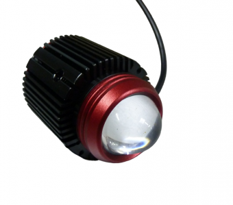 Фара  D36 LED 5000K+ DC 10-30V 30W(15+15W) Spot(направленный луч Laser Led + FOG)  IP34 10-80V