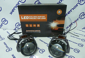 Новые светодиодные линзы Bi-LED (модули) 3,0" - ZUMATO Laser 911 (3 чипа) 5500K 70/80w под рамку Hella 3R (9-16v)