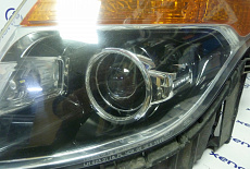 Замена штатных галогеновых линз на светодиодные линзы (модули) 3.0" Eneg A3 MAX - Ford Explorer 5 (2012 года) 