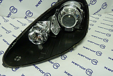 Замена штатных линз Hella Intellect на светодиодные линзы (модули) 3,0" - ZUMATO Laser 911 (3 чипа) - Porsche Cayenne 958 (2011 года) с адаптивом (AFS)