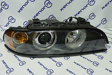 Замена штатных галогеновых линз на светодиодные линзы (модули) 3,0" - ZUMATO Laser 911 (3 чипа) - BMW 5 E39 рест. (1998 года) 