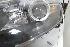 Замена галогеновых линз на светодиодные линзы 2.5" - Mazda RX8 (2003 -2012)